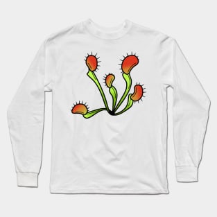 enus Fly Trap t shirt for women and men carnivorous plants gift Long Sleeve T-Shirt